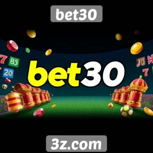 Variedade de jogos disponíveis na plataforma bet30